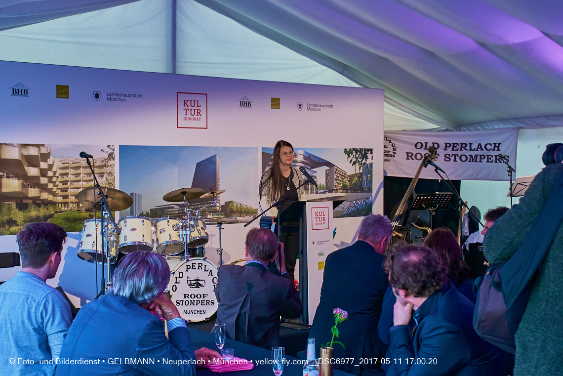 11. Mai 2017 - Grundsteinlegung für die LOGE und dem Kulturquadrat in Neuperlach